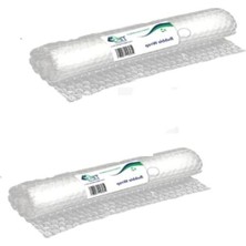 Frefly Store 48 cm Genişliğinde 5 Metre Uzunluğunda Balonlu Naylon Sargı, 2 Adet