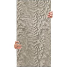 Frefly Store Tink 3D Kendinden Yapışkanlı Duvar Kağıdı Yeni Nesil Akustik Keçe Panel Desenli 52X98 cm (Ekru, 10 Adet 5 M²)
