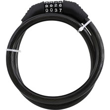 Frefly Store Şifreli Bisiklet Halat Zincir Kilidi 80 cm Çelik Kilit Çap 12 mm Ø Hırsız Önleme Güvenlik 1 Adet