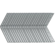 Frefly Store Mobilya Dolap Duvar Sabitleme 25 Adet Metal Köşebent 20X80X80 mm Bağlantı Aparatı L Demiri Gönye