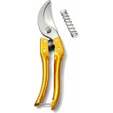 Frefly Store Profesyonel Bahçe Budama Makası Paslanmaz Çelik Keskin Bıçak Ergonomik Kaymaz Sap Dayanıklı Dal Bitki Çiçek Kesme Makası,bahçe Budama Makası Paslanmaz Çelik Keskin Bıçak (SARI-789)