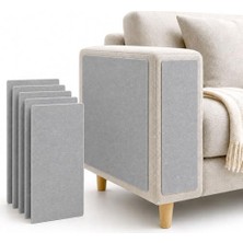 Frefly Store 50 * 40 cm Gri Keçe Kedi Koltuk Tırmalama Koruyucu Mobilya Koruyucu Tırmalama Önleyici Koruma Halısı Gri - Beşli Paket Tek Ebat