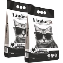Frefly Store Hijyenik Parfümsüz Topaklaşan Kalın Taneli Kedi Kumu 10LT x 2