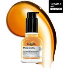 Frefly Store L'oréal Professionnel Serie Expert Metal Detox Oil Konsantre Saç Bakım Yağı 50 ml - Parlaklık ve Kırılma Karşıtı Bakım