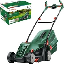 Frefly Store Bosch Home & Garden Universal Rotak 37-555 Çim Biçme Makinesi | 1400 W Motor, Kesim Genişliği: 37 Cm, 40 Litre Çim Toplama Sepeti, Ergoflex Saplar