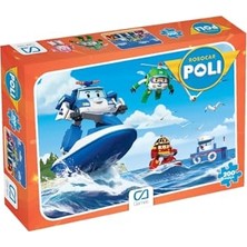 Frefly Store Robocar Poli Temalı Lisanslı 200 Parça 33X48CM Çocuk Puzzle Yapboz Serisi