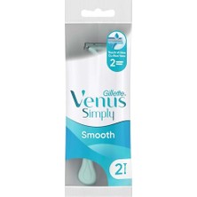 Frefly Store Gillette Venus Simply Venus 2 Kullan At Kadın Tıraş Bıçağı 2 Adet