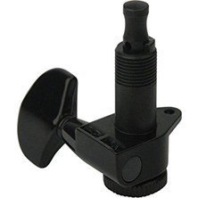 Frefly Store Planet Waves PWAT-332L 6 (3+3 Versiyon) Auto-Trim Tuning Machines - Black Finish