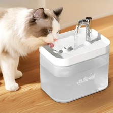 Frefly Store 1.5 Litre Ultra Sessiz Kedi ve Köpek Su Pınarı, Yıkanabilir Filtreli