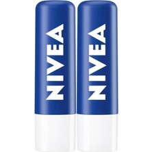 Frefly Store Nıvea Essential Care Nemlendirici Dudak Bakım Kremi Original 4,8g X2 Adet