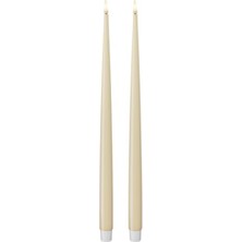 Frefly Store Alevsiz LED Yemek Mumu - 2'li Set - Gerçek Alevli Görünüm
