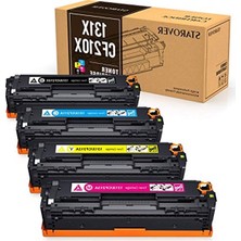 Frefly Store Uyumlu Toner Kartuşu, Hp 131X 131A CF210X CF210A Için Yedek Hp Laserjet M251NW M276NW, 128A CE320A CP1525N CP1525NW CM1415FN CM1415FNW, 125A CB540A CP1215 Için Cp. 151. 5n CM1312 CM1312NFI