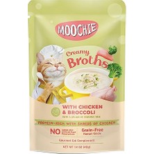 Frefly Store Çorba Kedi Ödülü Tavuk-Brokoli, 40 Gr, 1 Adet