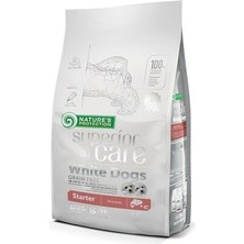 Frefly Store Nature's Protection Superior Care Beyaz Tüylü Köpekler Için Tahılsız Somonlu Tüm Irklar Yavru Başlangıç Köpek Sı 1,5kg