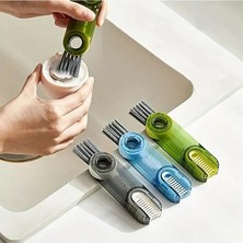Frefly Store 3 Fonksiyonlu Pratik Şişe Temizleme Fırçası - Çok Amaçlı Kullanım Için