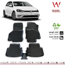 Frefly Store 3D Havuzlu Paspas Volkswagen Golf 7 Uyumlu