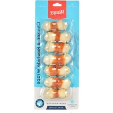 Frefly Store Tavuk Sargılı Çiğneme Kemiği, 7'li Paket, 90 gr Lezzetli Ödül