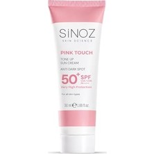 Frefly Store Pink Touch SPF50+ Cilt Aydınlatıcı Pembe Yüz Güneş Kremi 50ML-TÜM Ciltler Için-Pa++++