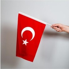 Frefly Store 30X45 cm Boyutunda Türk Bayrağı, 100 Adet Alpaka Kumaş