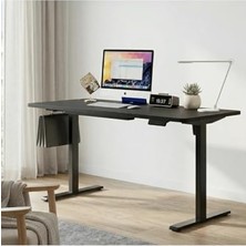 Frefly Store Adornist - Yüksekliği Ayarlanabilir Ergonomik Bilgisayar & Çalışma Masası - Tek Motorlu (2 Hafızalı) (Siyah, 120 * 60)