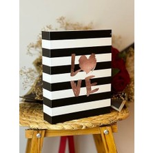 Frefly Store Rabsev Fotoğraf Albümü 10X15CM 200 Lük Renkli Love Desenli Anı Albümü