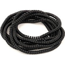 Frefly Store Şarj Aleti Kablosu Koruyucu Spiral Sarma Kılıf, Siyah