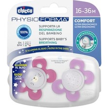 Frefly Store Chicco Physioforma Comfort Silikon Emzik (16-36 Ay, 2'li), Pembe