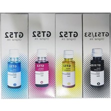 Frefly Store 4 Renk Uyumlu Mürekkep Seti, Yüksek Kalite Yazıcı Kartuşu