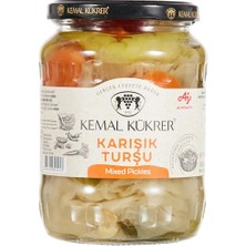 Frefly Store Karışık Turşu Cam Kavanoz 680 gr
