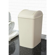 Frefly Store Smartware Soft Çöp Kutusu Döner Kapak 5 Lt Latte