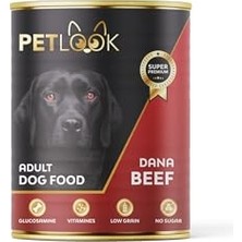 Frefly Store Konserve Köpek Sı Yetişkin Sığır Etli, Parça Etli 415 gr Yaş  Düşük Tahıllı