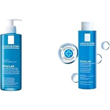 1001 La Roche Posay Yağlı Ciltler Için Cilt Bakım Seti: Effaclar Yüz Temizleme Jeli 400 ml & Sıkı