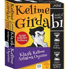 1001 Kelime Girdabı Mini Eğlenceli 4-8 Oyunculu Klasik Kelime Anlatma Oyunu 2200 Anahtar Kelime 440 Giz