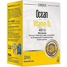 Frefly Store Ocean Vitamin D3 400 Iu 130 Puf Oral Sprey (1 x 20 Ml)