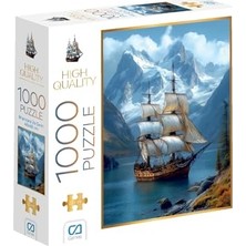 Frefly Store Manzara ve Gemi 1000 Parça 2,2mm Kalınlık 48X68CM Profesyonel Hobi Puzzle Yapboz Serisi