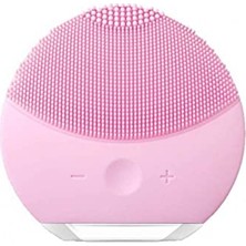 Frefly Store Pembe Şarj Edilebilir Silikon Yüz Temizleme Cihazı ve Masaj Aleti