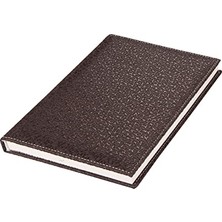 Frefly Store 4913 Defter 17X24 Cm. Kareli̇ 160 Yapraklı Suni Deri Hilton Desen Kapaklı Kahverengi, Kahverengi