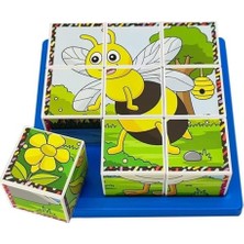 Frefly Store Uçan Hayvanlar 3D Puzzle - 9 Küp 6 Yapboz