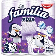 Frefly Store Plus 3 Katlı Tuvalet Kağıdı Sihirli Çiçekler 32'li 1 Paket (1 x 32 Adet), 2.7 kg