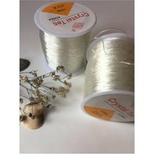 Frefly Store 100 Metre Silikonlu Esnek Lastik Sina - 0.8mm Kalınlığında Şeffaf Lastik Sine, HDF0031