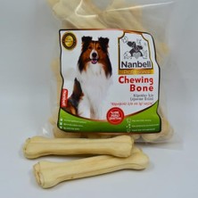 Frefly Store Nanbell 22 cm Köpek (Çiğneme) Kemiği Sütlü (24’lü)