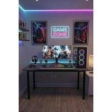 Frefly Store 120 Gaming Oyun Çalışma Masası Antrasit Masa Ofis Masası 7120-