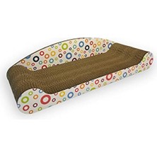 Frefly Store Karton Kedi Tırmalama, 59X14X21,5 cm Ölçülerinde