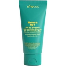 Frefly Store She Vec Matte's Up? - Spf 50+ Yağlı ve Karma Ciltler Için Matlaştırıcı Etkili Güneş Kremi