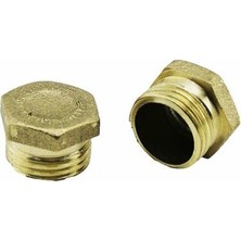 Frefly Store Metal Pirinç Körtıpa, 1/2 Inç, Sarı Metal