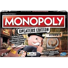 Frefly Store Hasbro Gaming Monopoly Cheaters Edition Kutu Oyunu, 8 Yaş ve Üstü, 2-6 Oyuncu