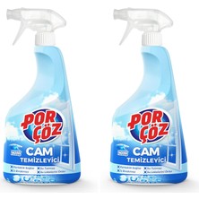 1001 Porcoz Cam Temızleyıcı Sprey 500ML 2li Paket