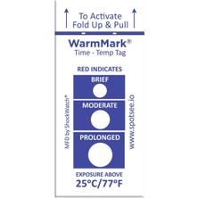 1001 Warmmark/soğuk Zincir Etiketi - 8 C