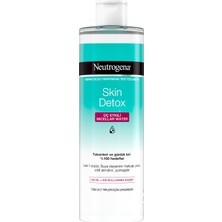 1001 Skin Detox Micellar Water 3'ü 1 Arada Nazik Temizleyici Kir ve Makyaj Temizleme Suyu Yüz Göz Duda