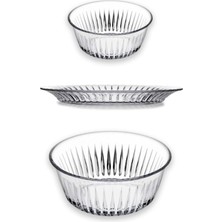 1001 Paşabahçe Frezya 13 Parça Salata Kasesi ve Pasta Tabağı Servis Sunum Seti - 950068-10708